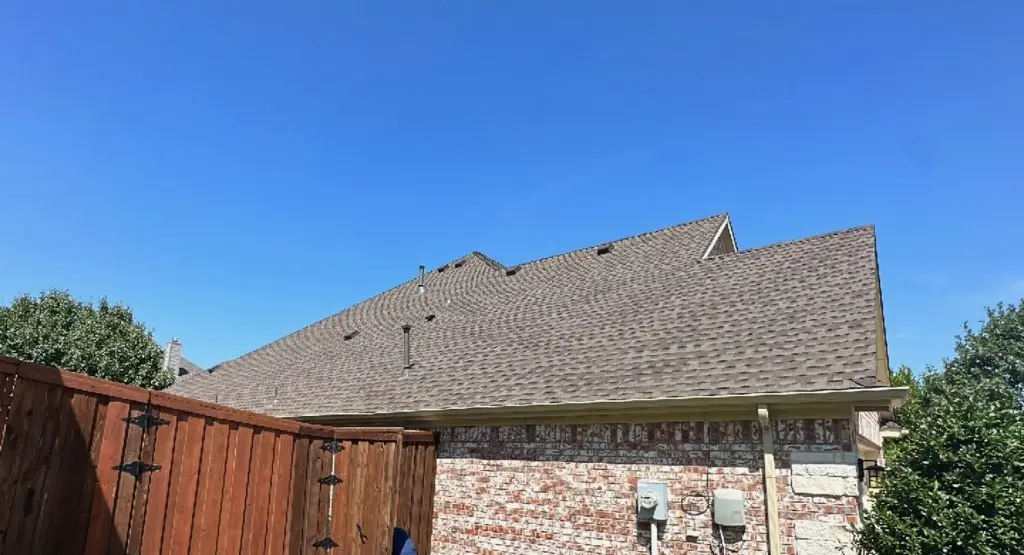 Completed roof replacement project in Creston